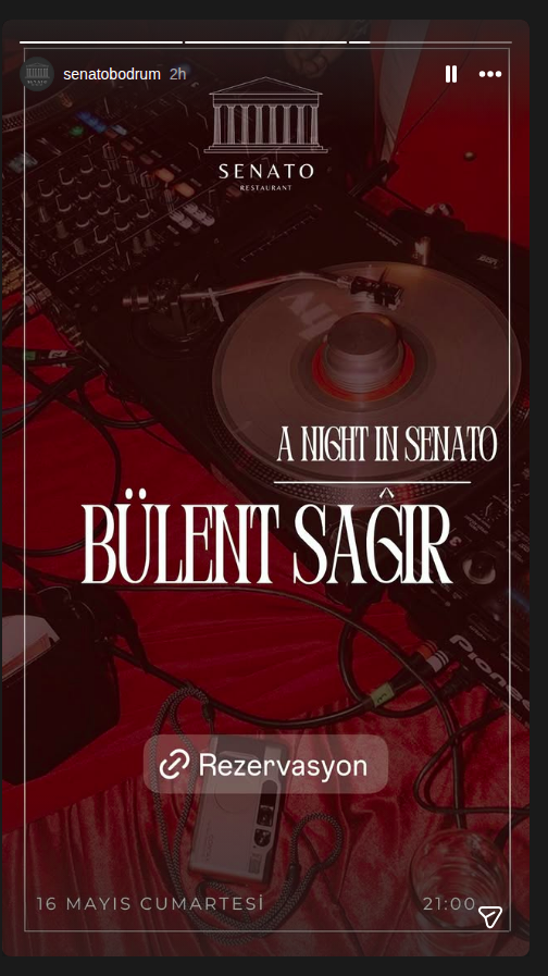 Bülent Sağır Etkinlik afişi