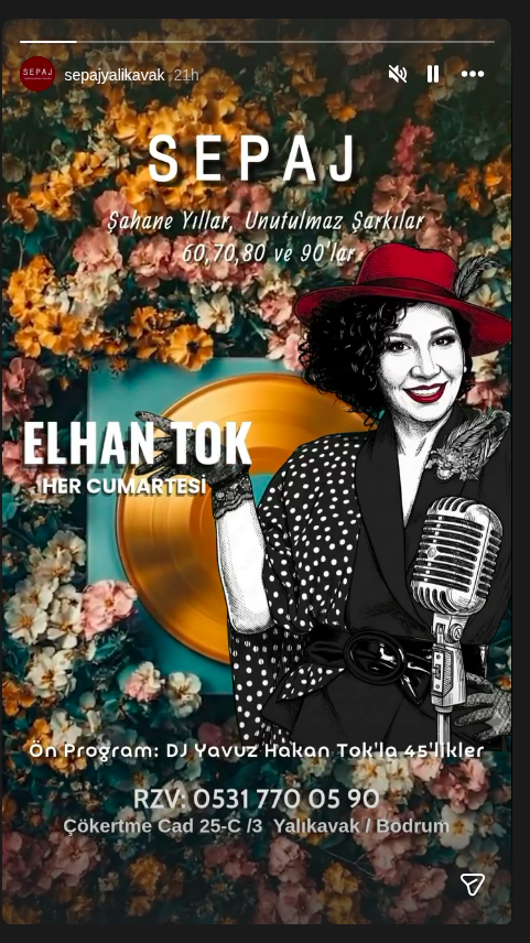 Elhan Tok - Canlı Müzik Etkinlik afişi