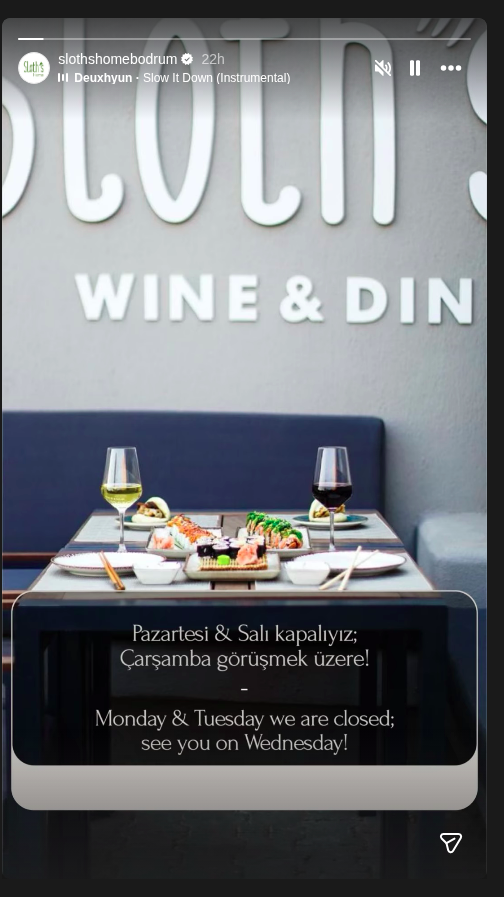 Wine & Dine — Haftalık Açılış Etkinlik afişi