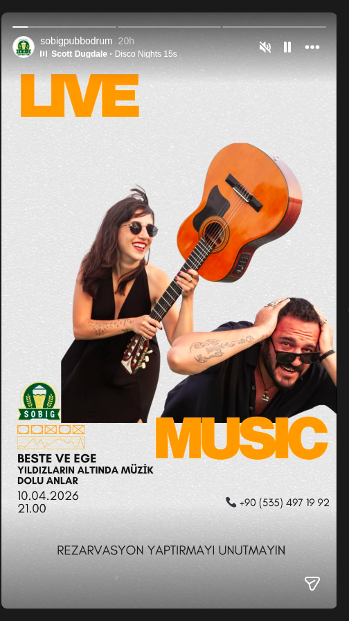 Beste ve Ege — Canlı Müzik Etkinlik afişi