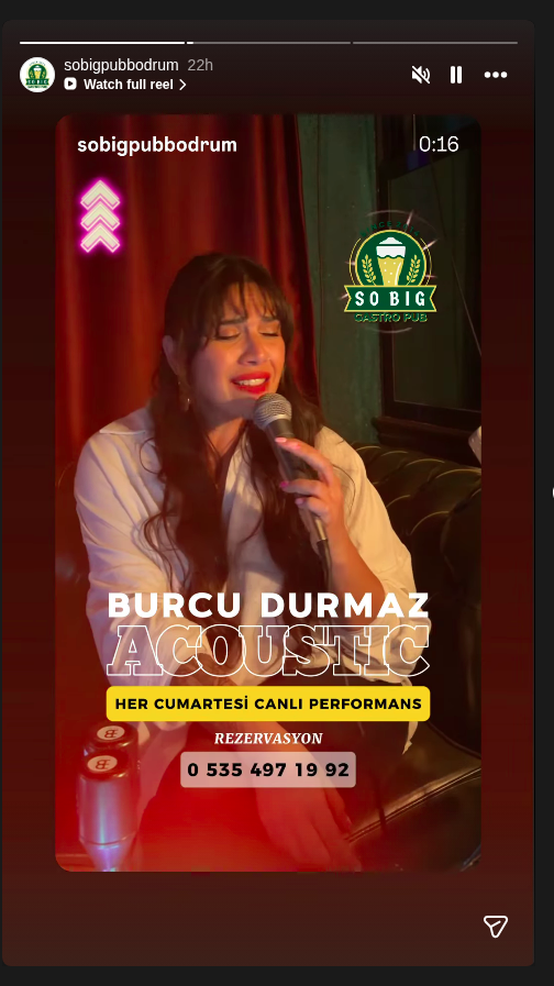 Burcu Durmaz — Akustik Performans Etkinlik afişi