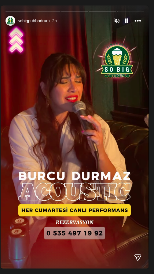Burcu Durmaz Acoustic Etkinlik afişi