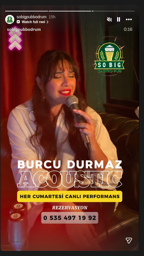 Burcu Durmaz — Akustik Performans Etkinlik afişi