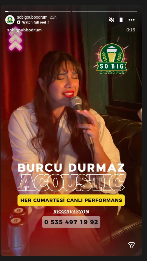 Burcu Durmaz Acoustic Etkinlik afişi