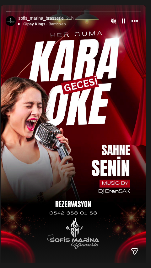 ErenSAK — Kara Gecesi Etkinlik afişi