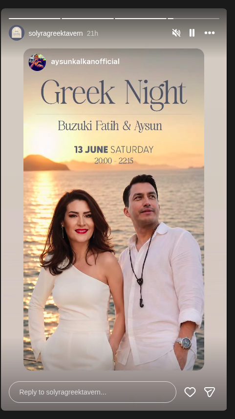 Greek Night: Buzuki Fatih & Aysun — Solyra Etkinlik afişi