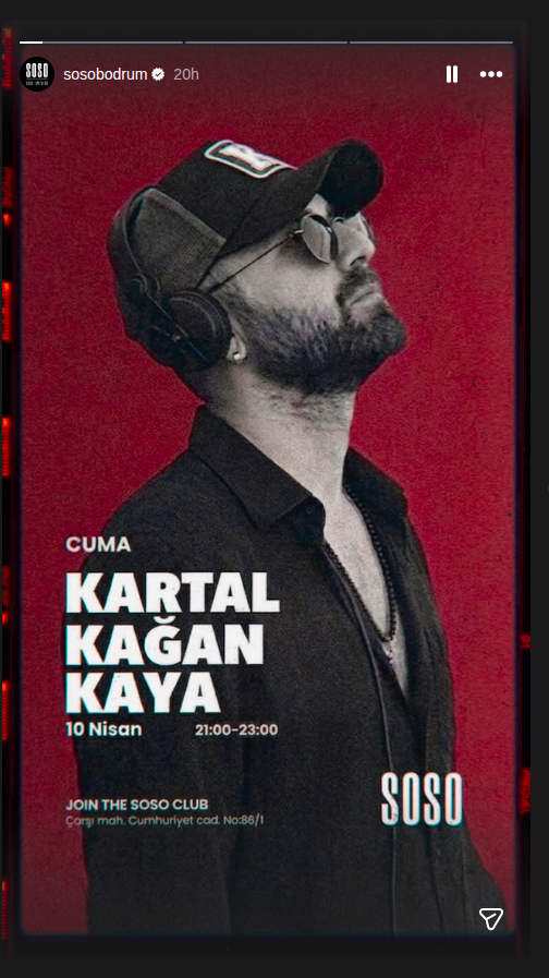 Kartal Kağan Kaya Etkinlik afişi