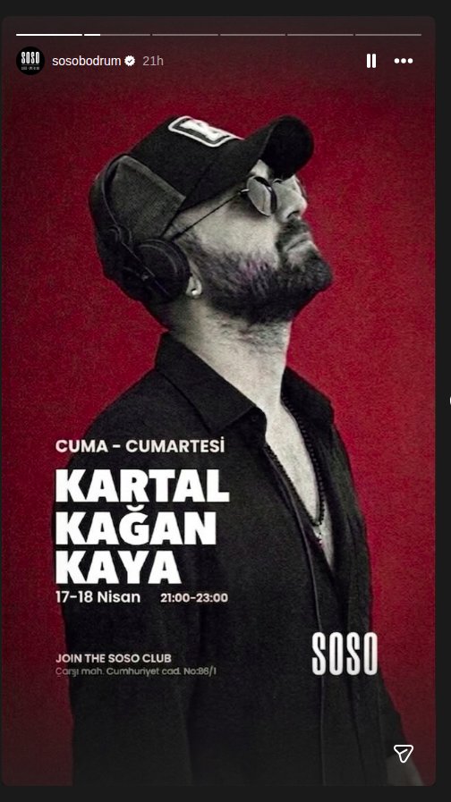 Kartal Kağan Kaya Etkinlik afişi