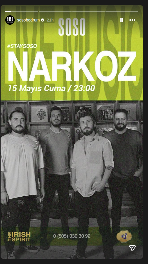 Narkoz - Taysoso Etkinlik afişi