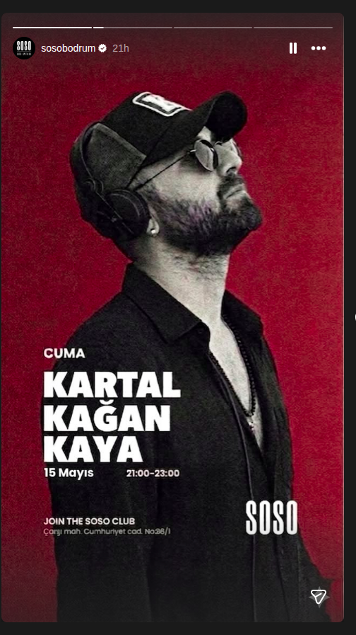 Kartal Kağan Kaya Etkinlik afişi