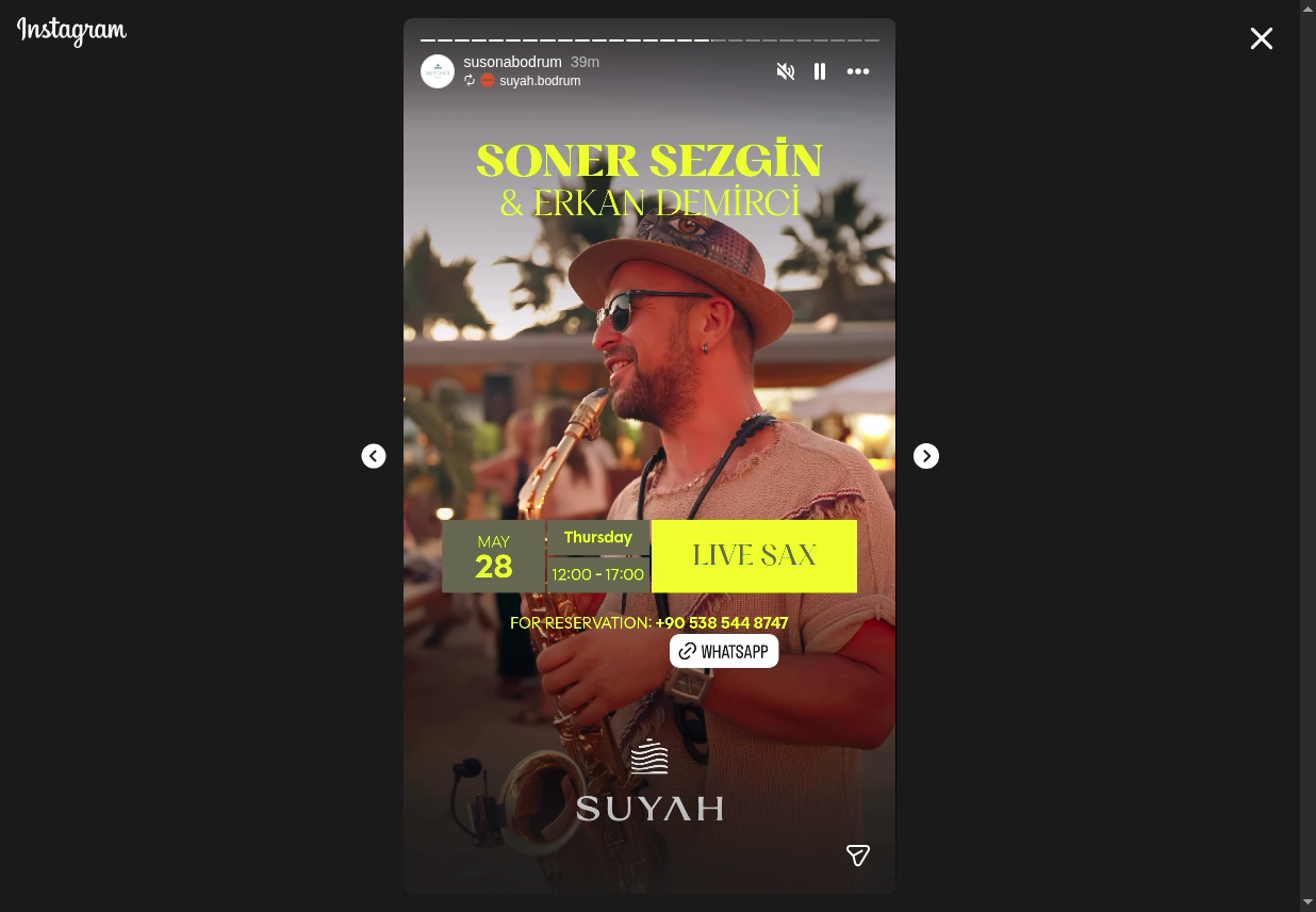 Soner Sezgin - Live Sax Etkinlik afişi