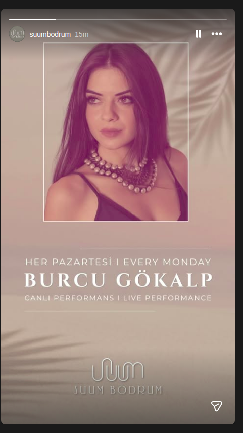 Burcu Gökalp - Canlı Performans Etkinlik afişi