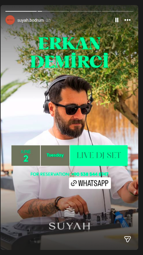 Erkan Demirci – DJ Set Etkinlik afişi