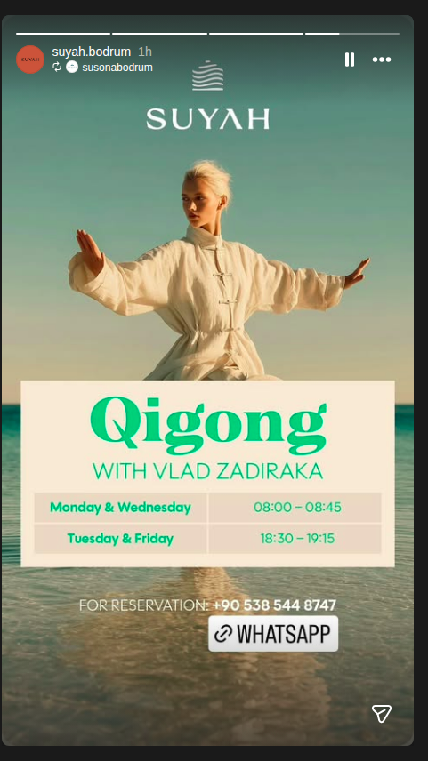 Qi Gong — Suyah Bodrum Etkinlik afişi