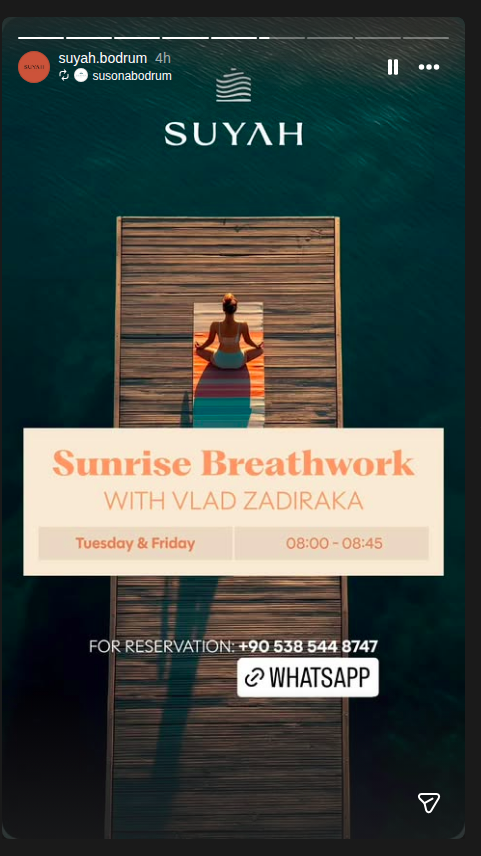 Sunrise Breathwork with Vlad Zadiraka — Suyah Etkinlik afişi