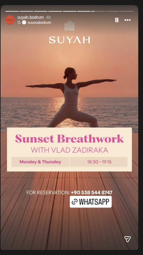 Sunset Breathwork with Vlad Zadiraka — Suyah Etkinlik afişi