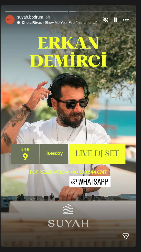 Erkan Demirci — DJ Set Etkinlik afişi