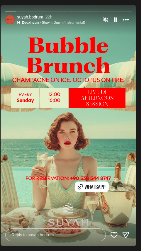 Bubble Brunch Etkinlik afişi