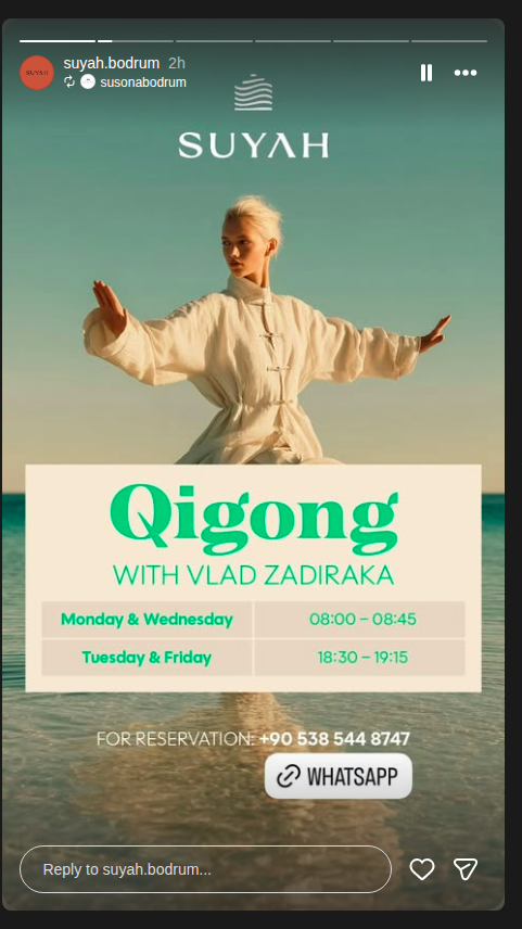 Vlad Zadiraka ile Qigong — Suyah Etkinlik afişi