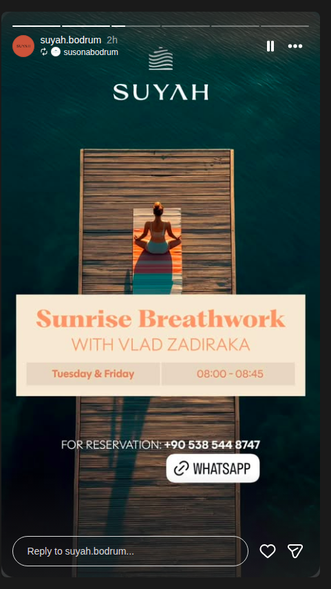 Sunrise Breathwork with Vlad Zadiraka — Suyah Etkinlik afişi
