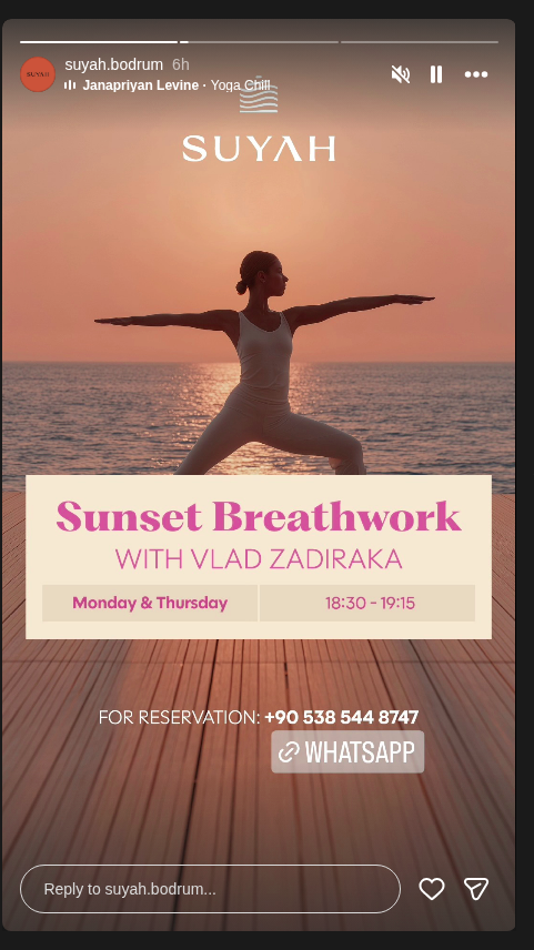 Sunset Breathwork: Vlad Zadiraka — Suyah Bodrum