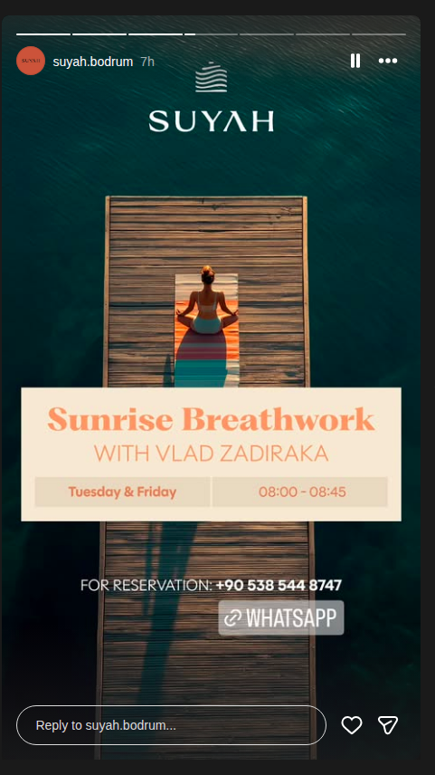 Sunrise Breathwork — Vlad Zadiraka Etkinlik afişi