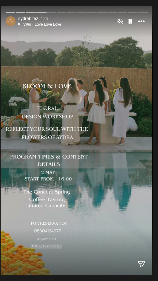 Bloom & Love - Çiçek Tasarımı Atölyesi Etkinlik afişi