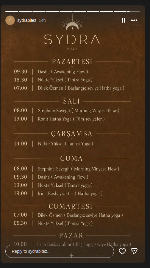Stephanie Sayegh ile Morning Vinyasa Flow — Sydra Bitez Etkinlik afişi
