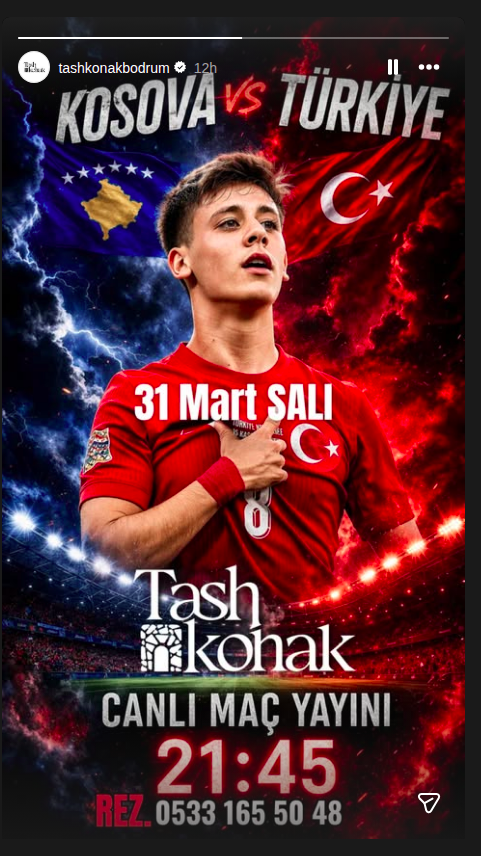 Kosova - Türkiye Maç Yayını Etkinlik afişi