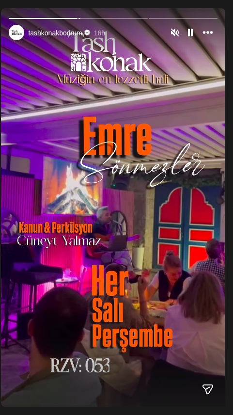 Emre Sönmezler – Canlı Müzik Etkinlik afişi
