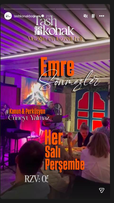 Emre Sönmezler – Canlı Müzik Etkinlik afişi