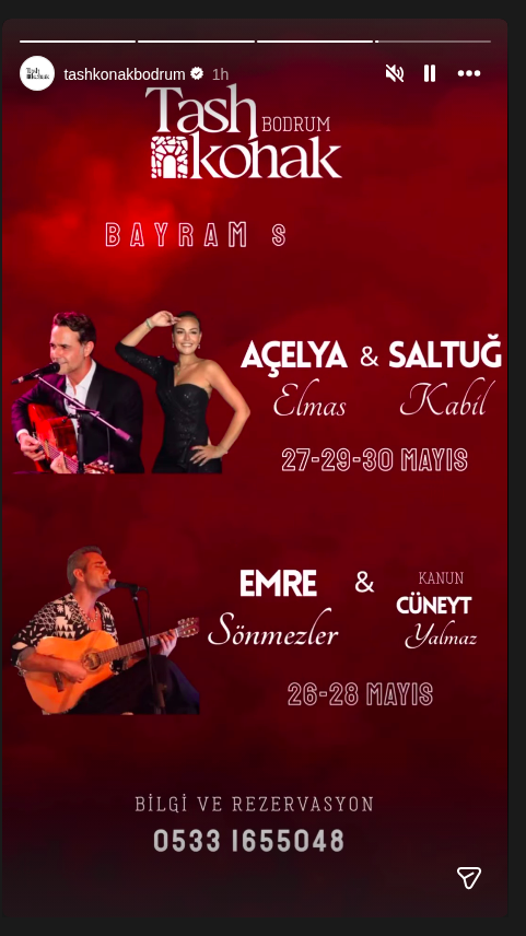 Açelya & Saltu Etkinlik afişi