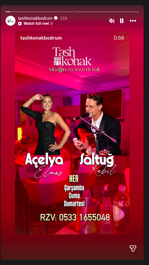Açelya & Saltuğ - Canlı Müzik Etkinlik afişi