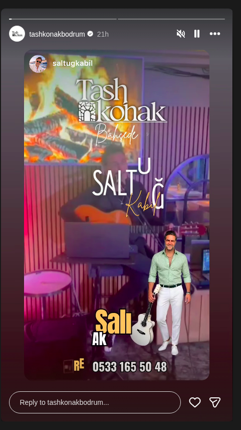 Saltuğ Kabil — Tash Konak Bahçe Etkinlik afişi
