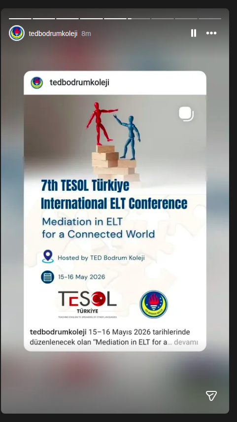 7th TESOL Türkiye — Mediation in ELT (Plenary: Aleksandra Popovski) Etkinlik afişi