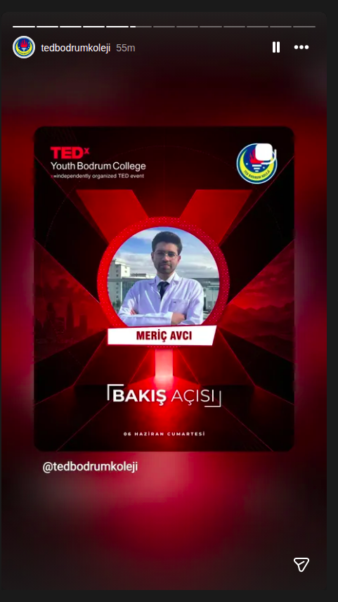 TEDx Youth Bodrum College - Bakış Açısı Etkinlik afişi