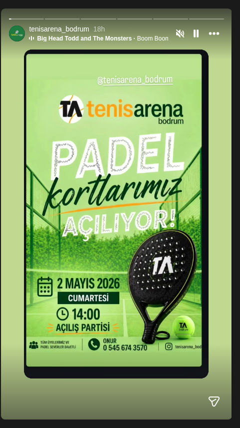 Açılış Partisi Etkinlik afişi