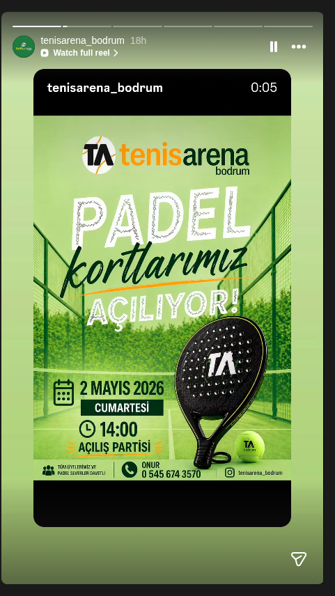 Açılış Partisi Etkinlik afişi