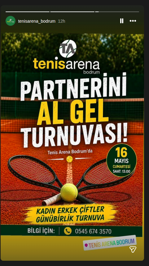 Partnerini Al Gel Turnuvası Etkinlik afişi