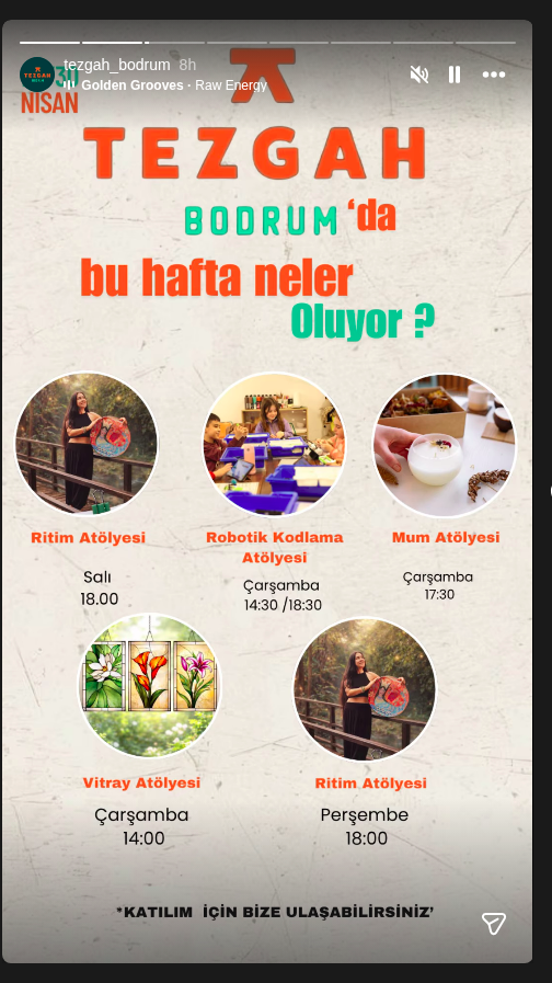 Vitray Atölyesi Etkinlik afişi