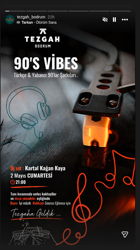 Kartal Kağan Kaya - 90's Vibes Etkinlik afişi