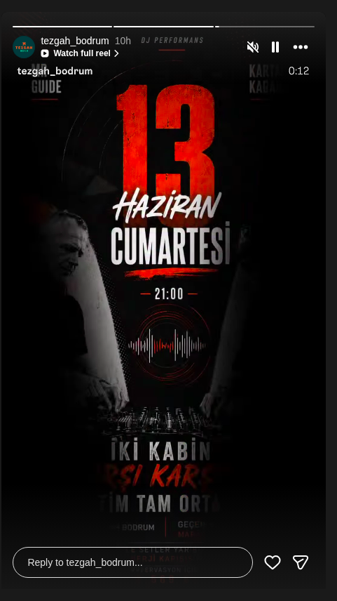 İki Kabin Etkinlik afişi