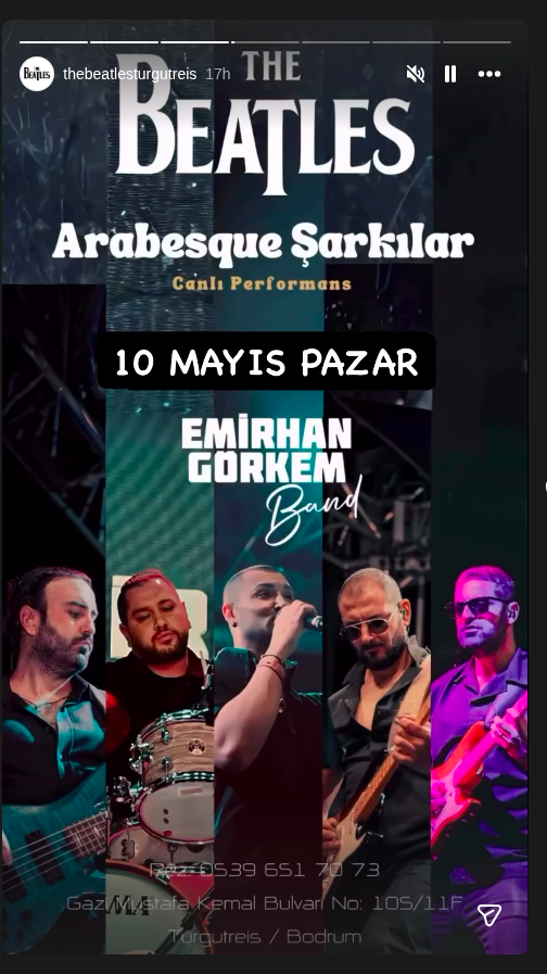Emirhan Görkem Band — Arabesque Şarkılar Etkinlik afişi