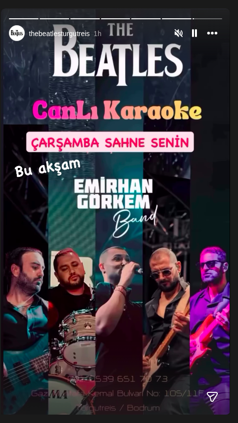 Emirhan Görkem Band Etkinlik afişi