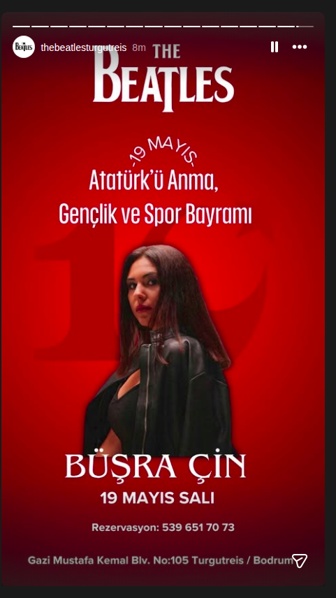 Büşra Çin Konseri Etkinlik afişi