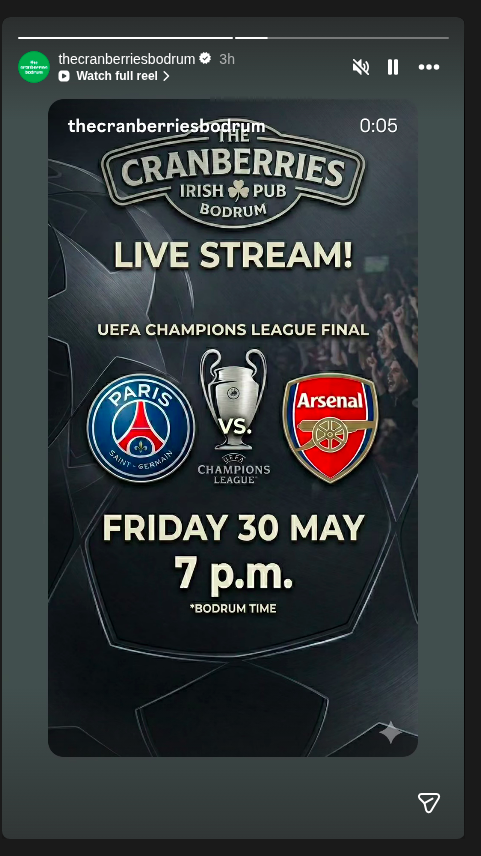 UEFA Şampiyonlar Ligi Finali — Canlı Yayın Etkinlik afişi