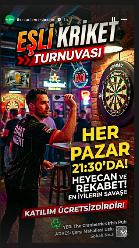 Eşli Kriket Turnuvası Etkinlik afişi