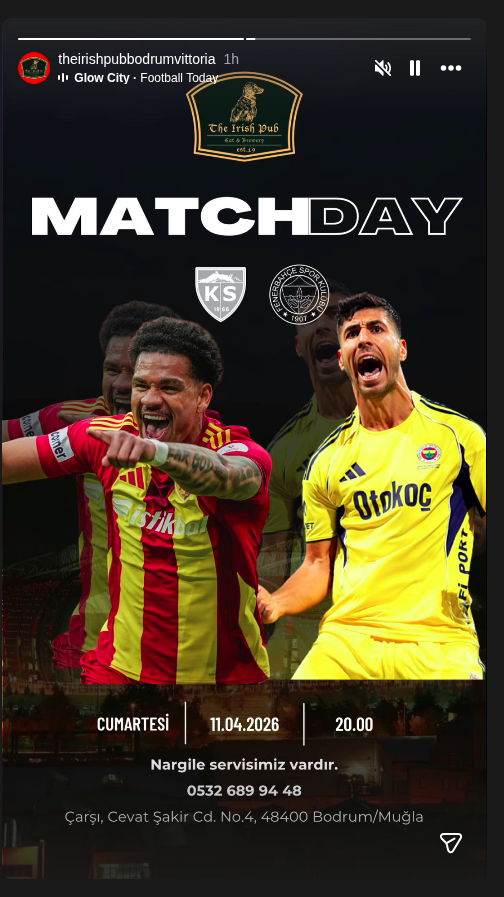 Kayserispor - Fenerbahçe Maçı Canlı Yayın Etkinlik afişi