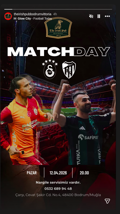 Galatasaray - Kocaelispor Maç Gösterimi Etkinlik afişi