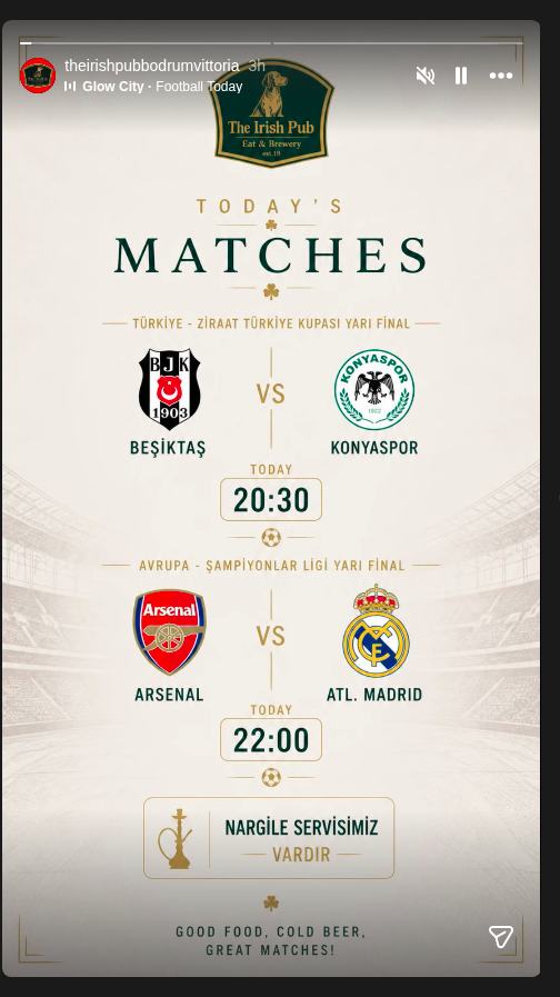 Arsenal – Atl. Madrid: Maç Gösterimi Etkinlik afişi